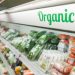 Image of organic section in grocery shop